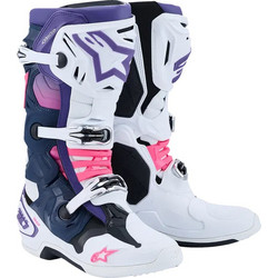 Alpinestars Tech 10 Whute Violet Pink