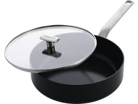 GreenPan Evolution Σωτέζα Αλουμινίου Αντικολλητική Κεραμική Επίστρωση με Καπάκι 26cm CC007086-001