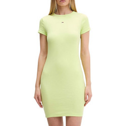 Tommy Jeans Mini Καλοκαιρινό Καθημερινό Φόρεμα Lime DW0DW22613-LT3