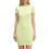 Tommy Jeans Mini Καλοκαιρινό Καθημερινό Φόρεμα Lime DW0DW22613-LT3