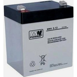 MN Power MWS 5-12 Μπαταρία VRLA-AGM 12V 5Ah