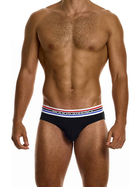 Modus Vivendi Heritage Classic Ανδρικό Σλιπ Βαμβακερό Μαύρο 30516
