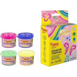 Jovi Glitter Σετ Δακτυλομπογιές 4x35ml 226.024761