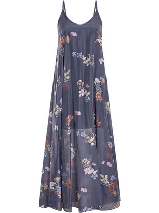 Celestino Maxi Καλοκαιρινό Καθημερινό Φόρεμα Floral Navy Μπλε SQ7569.8667