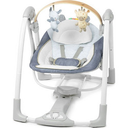 Ingenuity Swing 'n Go Relax Μωρού Κούνια Μπλε Λευκό