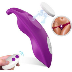 Urban Sky Magnetic Panty Δονητής Εσωρούχου για Ζευγάρια με Τηλεχειριστήριο Μωβ