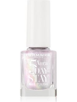 Dermacol 5 Day Stay Aura 67 Cream Pearl Gloss Βερνίκι Νυχιών Μακράς Διαρκείας 11ml