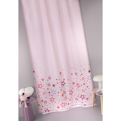 Guy Laroche Παιδική Κουρτίνα με Τρέσα 150x270 Starland Pink