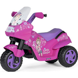 Peg Perego Little Singer Ηλεκτροκίνητο Παιδικό Μηχανάκι 6V Μωβ