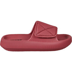 Mitsuko Γυναικείες Παντόφλες Καλοκαιρινές Flatforms Κόκκινες SA66755W