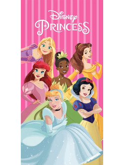 Dimcol Princess 552 Παιδική Πετσέτα Θαλάσσης Microfiber Ροζ 70x140cm 54460912072