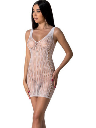 Passion Sexy Φόρεμα Διχτυωτό Λευκό BS097