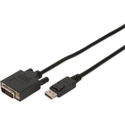 Digitus Καλώδιο DisplayPort to DVI Male 2m Black DB-340301-020-S