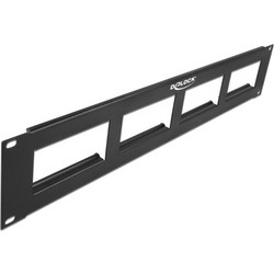 DeLOCK 81378 Patch Panel Keystone Rack 2U 19"