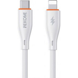 Wekome WDC-118 USB-C to Lightning Cable 35W 1m White