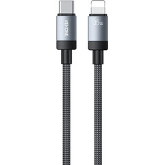 Wekome WDC-125 Braided USB-C to Lightning Cable 1m Black
