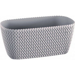Prosperplast Splofy Case Γλάστρα Οβάλ Πλαστική Καφέ 29.7x14.5x13.3cm DSPC300-7529U