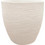 Plastona Nemesis Rock Γλάστρα Στρογγυλή Πλαστική Μπεζ 60x60cm 030.NEMESIS60RC