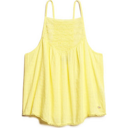 Superdry Γυναικείο Καλοκαιρινό Top Κίτρινο W6011860A-PAY