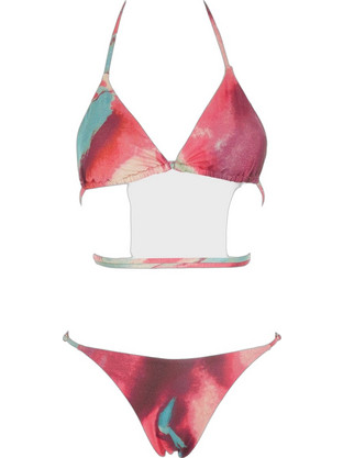 Gsecret Bikini Set Τριγωνάκι Φούξια Τιρκουάζ 6097-37452