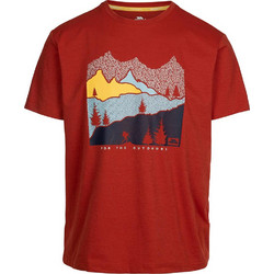 Trespass Danub Round Neck Ανδρικό Αθλητικό T-Shirt Κόκκινο MATOTSTR0141-SLS
