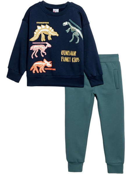 Funky Παιδικό Σετ Φόρμας Navy Μπλε Πετρόλ 226-317135-2
