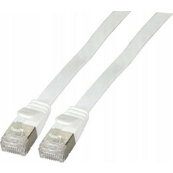 EFB Elektronik Flat U/FTP Cat.6 Καλώδιο Δικτύου Ethernet 1m White K5545WS.1