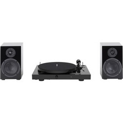 Pro-Ject Juke Box E1 HiFi Set Πικάπ με Ηχεία & Προενίσχυση Bluetooth Black + Ortofon OM5e