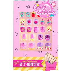 CREATE it! Candy Explosion Αυτοκόλλητα Νυχιών Ροζ