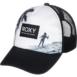 Roxy Ανδρικό Καπέλο Jockey με Δίχτυ Snapback Υφασμάτινο Λευκό 3613378295243