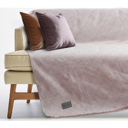 Lino Home Ριχτάρι Τριθέσιου Καναπέ 180x300 Serpente Ροζ