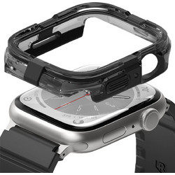 Ringke Fusion Bumper Πλαστική Θήκη για Apple Watch 4 / 5 / 6 / 7 / 8 / 9 / SE 44 / 45mm Μαύρη