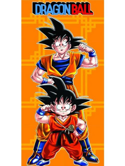 Dragon Ball Παιδική Πετσέτα Θαλάσσης Microfiber Πορτοκαλί 70x140cm 8435073705927