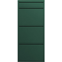 Kare Design Παπουτσοθήκη Μεταλλική Caruso 3 Πράσινη M50xΠ15xΥ119cm KA-71452
