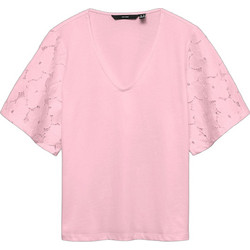 Vero Moda Γυναικείο Καλοκαιρινό Top Ροζ 10345739