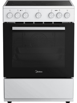 Midea MFO24D-ME4R10F (WH) Κουζίνα Ηλεκτρική 70lt με Κεραμικές Εστίες 60cm