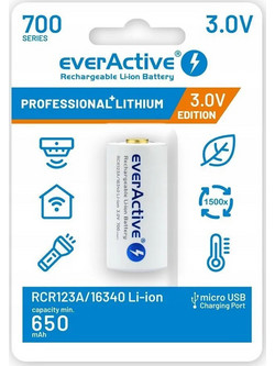 everActive Professional 16340 700mAh 1τμχ