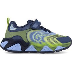 Garvalin Παιδικά Sneakers με Φωτάκια Navy Μπλε Lime 261805-A914