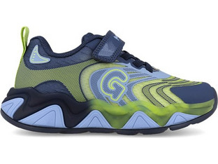 Garvalin Παιδικά Sneakers με Φωτάκια Navy Μπλε Lime 261805-A914