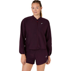 ASICS Nagino Run Αθλητικό Γυναικείο Μπουφάν Softshell Μακρύ Μπορντό 2012D138-501