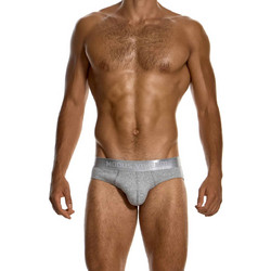 Modus Vivendi Ribbed Ανδρικό Σλιπ Βαμβακερό Γκρι 20617