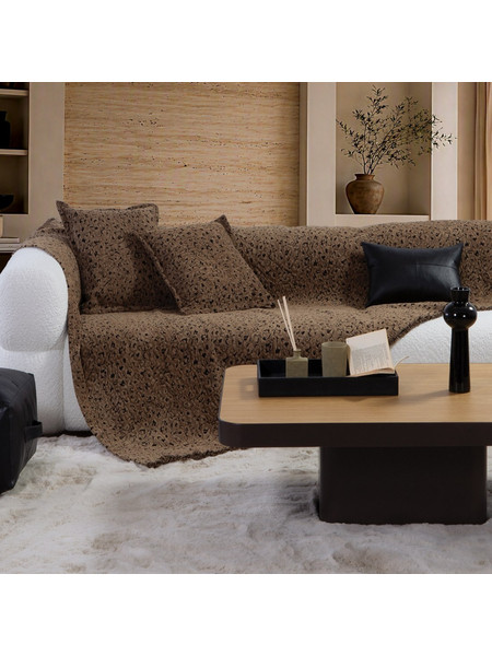 Nef-Nef Ριχτάρι Τριθέσιου Καναπέ 170x300 Leopard Brown