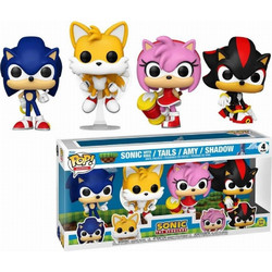 Funko Pop! Games Sonic The Hedgehog Sonic the Hedgehog / Tails / Amy / Shadow