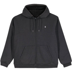 Volcom Ανδρική Ζακέτα Φούτερ με Κουκούλα και Φερμουάρ Ανθρακί A5832602-HBK