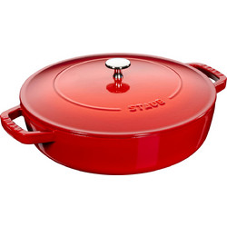Staub Πυρίμαχη Μαντεμένια Γάστρα Στρογγυλή με Καπάκι 24cm 1004762