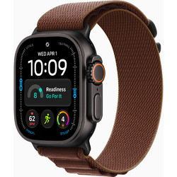 Apple Watch Ultra 4 Cellular 49mm Titanium Black Alpine Loop Burgundy