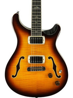 PRS Guitars SE Hollowbody II Ηλεκτρική Κιθάρα Hollow με Μαγνήτες HH & Ταστιέρα Ebony McCarty Tobacco Sunburst