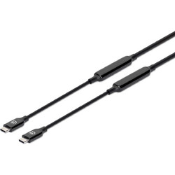Manhattan 355971 USB-C to USB-C 60W 5m Black