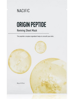 Nacific Origin Peptide Sheet Μάσκα Προσώπου για Ενυδάτωση με Πεπτίδια 10x20gr