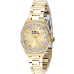 Invicta Specialty Γυναικείο Ρολόι με Χρυσό Μεταλλικό Μπρασελέ ZUIN50383